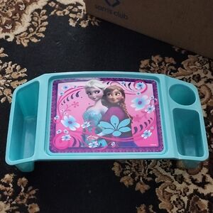 Disney Frozen Themed Kids Activity Tray - Blue & Pink